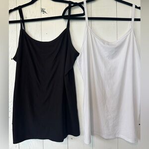 NWOT Women's Black White Tank Too Set Size XXL